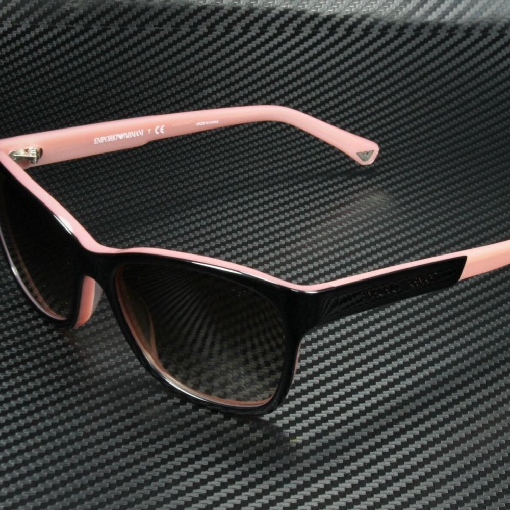 Emporio Armani Women's Black and Pink Sunglasses!